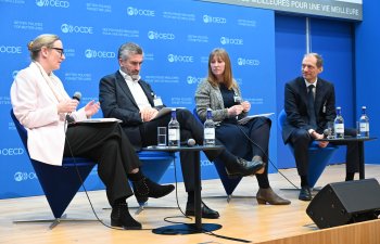 Azərbaycan Beynəlxalq Nəqliyyat Forumu çərçivəsində keçirilən tədbirdə nəqliyyat sahəsindəki təcrübəsini bölüşüb