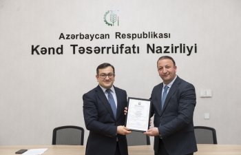 &ldquo;İvanovka Aqropark&rdquo;a qeydiyyat şəhadətnaməsi təqdim edilib