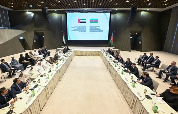 Birləşmiş Ərəb Əmirlikləri ilə iqtisadi tərəfdaşlığın inkişafı istiqamətində müzakirələr aparılıb