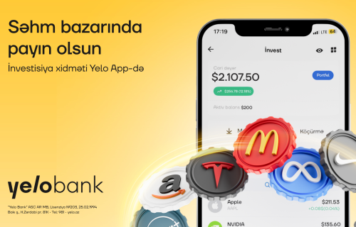 İnvestisiya imkanı artıq Yelo App-də!