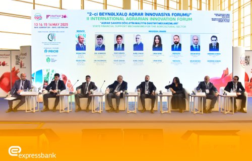 Expressbank II Beynəlxalq Aqrar İnnovasiyalar Forumunda iştirak edib