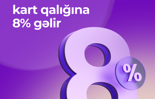 Azər Türk Bank kartlardakı qalıqlar üzrə faiz kampaniyasını davam etdirir