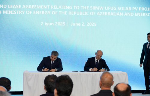 Bakı Enerji Həftəsində “yaşıl enerji” üzrə əməkdaşlıq sənədləri imzalanıb