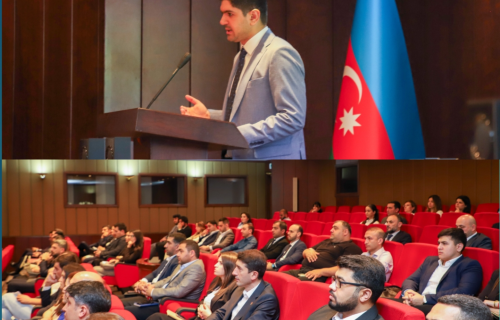 Mərkəzi Bankda “Emitentlər tərəfindən məlumatların açıqlanması” mövzusunda təqdimat keçirilib