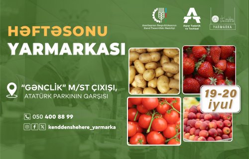 Bakıda növbəti “Kənddən Şəhərə” yarmarkası təşkil olunacaq