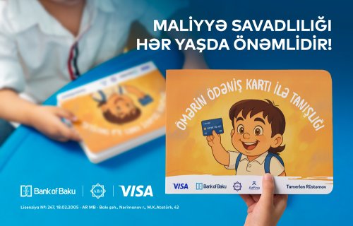 Bank of Baku-dan maliyyə savadlılığına töhfə: uşaqlar üçün maarifləndirici kitabça