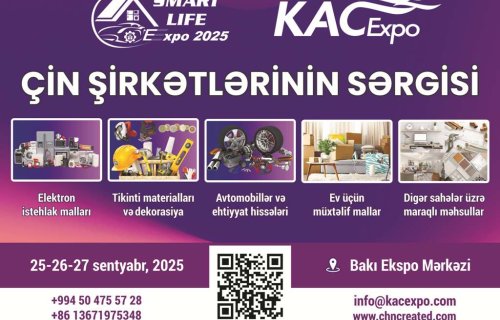 Bakıda “SMART LIFE EXPO 2025” sərgisi keçiriləcək