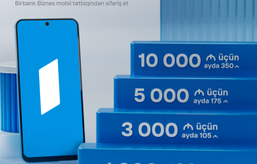 10 000 AZN kredit götür, aylıq cəmi 350 manat ödə – Birbank Biznes-dən sərfəli kredit kampaniyası