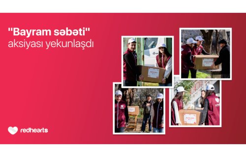 Qırmızı Ürəklər Fondunun &ldquo;Bayram səbəti&rdquo; aksiyası 300-dən çox ailəyə sevinc bəxş etdi