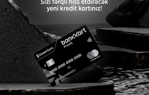 Ziraat Bank Azərbaycan premium üstünlüklərlə dolu yeni &lsquo;&rsquo;Bankkart Prestij&rsquo;&rsquo; kredit kartını təqdim edir!