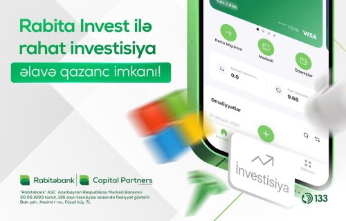 RABİTƏBANK İLƏ RAHAT İNVESTİSİYA İMKANI