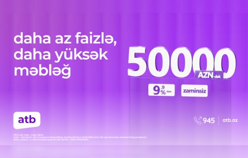 Azər Türk Bankdan istehlak kreditləri üzrə yeni kampaniya