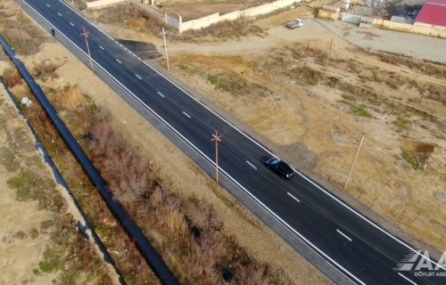 Masazırda 2 km-lik yolun əsaslı təmiri yekunlaşıb