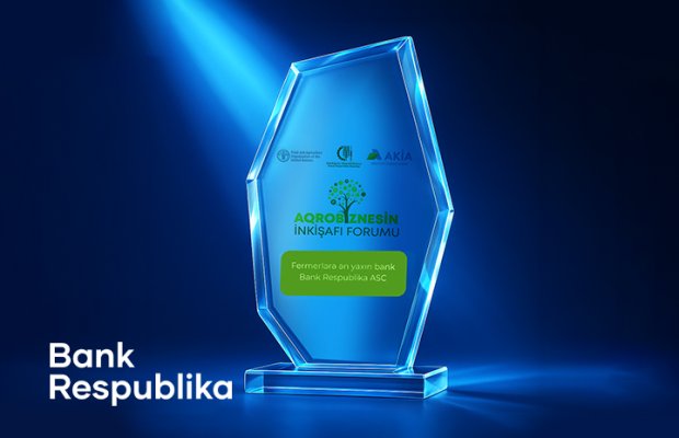 Bank Respublika növbəti dəfə fermerlərə ən aktiv dəstək olan bank seçildi!