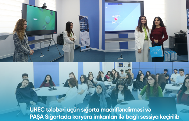 PAŞA Sığorta şirkəti Azərbaycan Dövlət İqtisad Universitetinin tələbələri üçün maarifləndirici sessiya keçirib