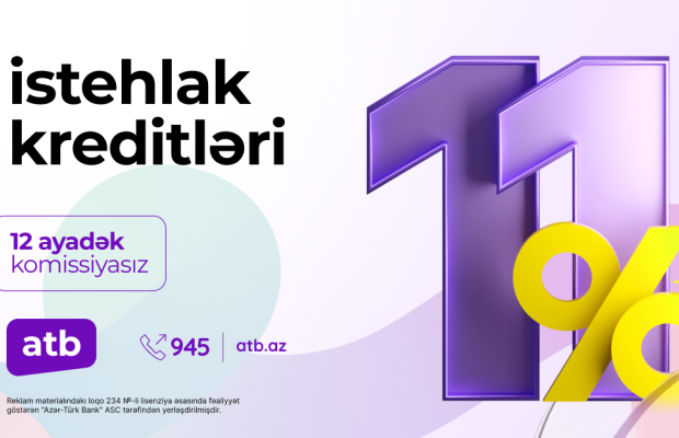Azər Türk Bank müştərilər üçün sərfəli kredit kampaniyasını davam etdirir