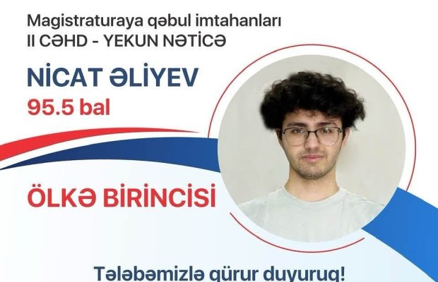 Uğur ənənəmiz davam edir – BANM hər zaman birinci!