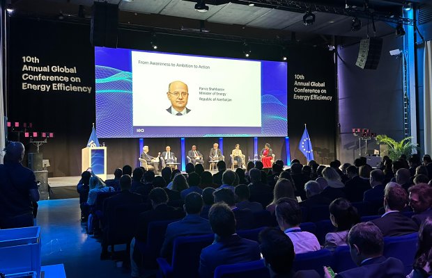 Energetika naziri Brüsseldə Azərbaycanın enerji səmərəliliyi və “yaşıl enerji” kursundan danışıb