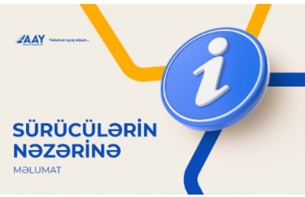 Hərəkət iştirakçılarının nəzərinə!
MƏLUMAT