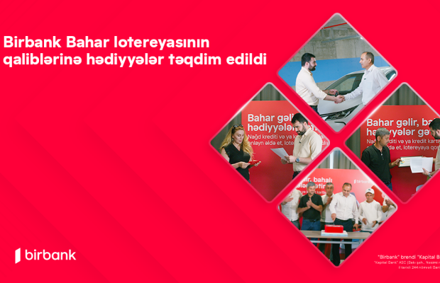 Birbank Bahar lotereyasının qaliblərinə hədiyyələr təqdim olundu