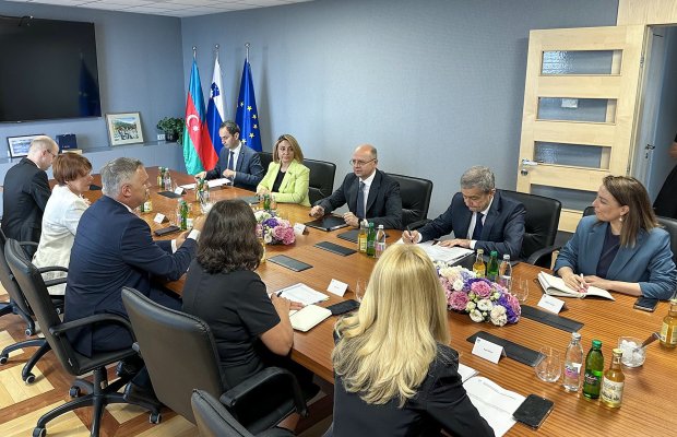 Azərbaycanın Sloveniyaya qaz tədarükünün artırılması müzakirə edilib