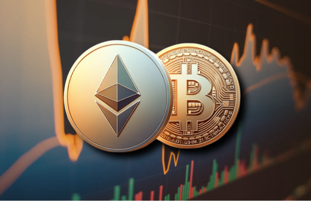 Ethereum spot ticarət həcminə görə ilk dəfə Bitcoin-i geridə qoyub