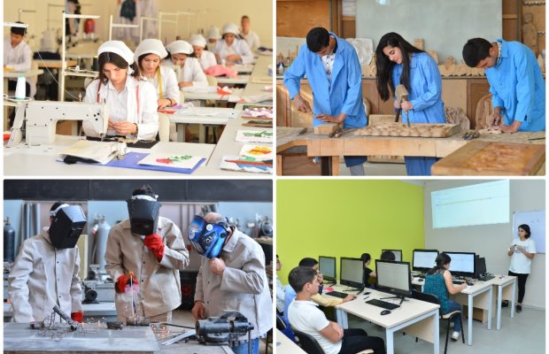 Əmək bazarına uyğun peşələr üzrə 663 nəfər üçün kurslar başlanılıb