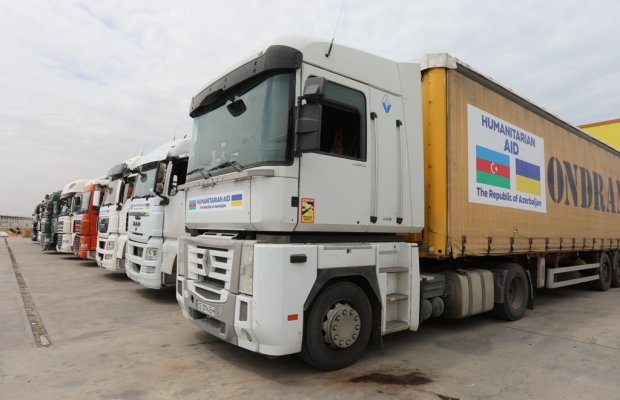 Azərbaycan Ukraynaya humanitar yardım çərçivəsində elektrik avadanlıqlarını göndərib