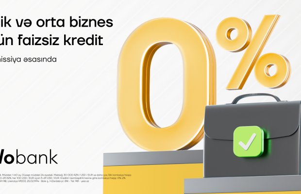 Yelo Bank-dan KOB-lara faizsiz dəstək!