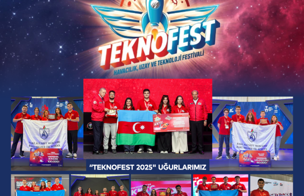 Bakı Ali Neft Məktəbi “Teknofest 2025”də uğurlarına görə ən güclü ali məktəb oldu