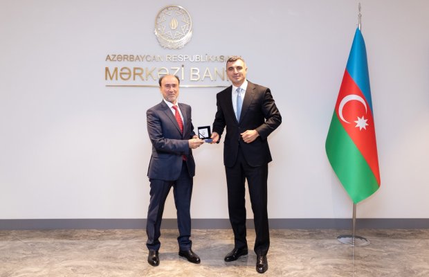 Mərkəzi Bank sədri Zakir Nuriyevi qəbul edib