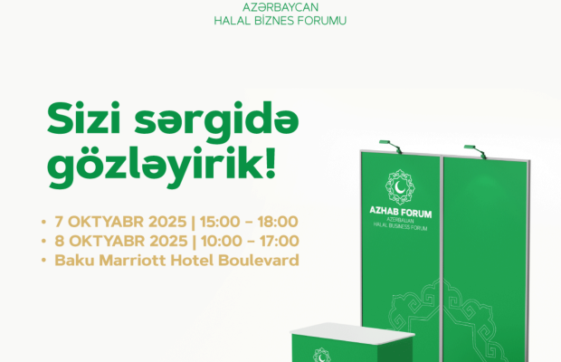 Bakı sakinlərini və şəhərimizin qonaqlarını “AZHAB Forum 2025” Sərgisinə dəvət edirik!