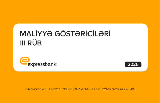 Expressbankda fiziki şəxslərin depozitləri 25% artıb