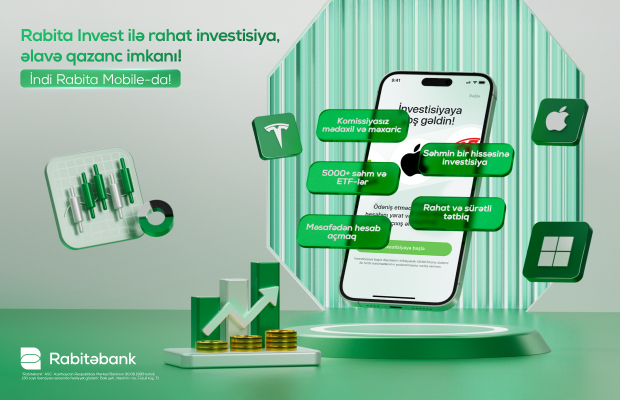 Yeni nəsil investisiya imkanı artıq Rabita Mobile-da!