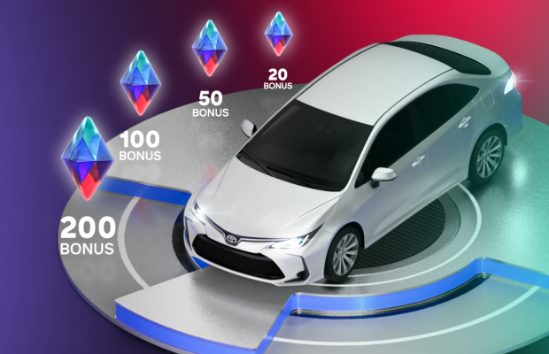 Tələsin və indi qoşulun! 100 000 nəfər Toyota Corolla və yüzlərlə bonus qazanmaq şansı əldə etdi