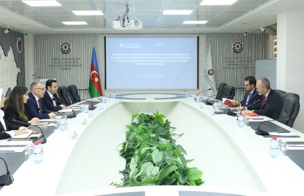 Vüsal Qasımlı OECD nümayəndələrini qəbul edib