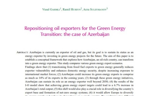 Vüsal Qasımlının məqaləsi Polşa Elmlər Akademiyasının nüfuzlu elmi jurnalında çap olunub